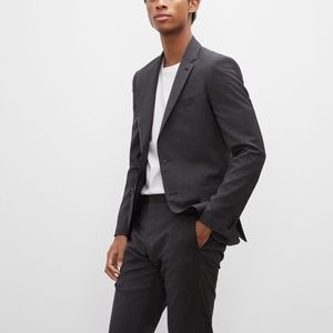 Grant Wool Blazer - Brand New - NEVER WORN - Dark Charcoal